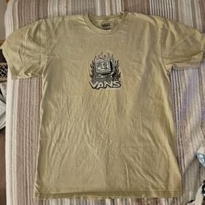 Vans Short Sleeve Graphic Tee in Light Olive
